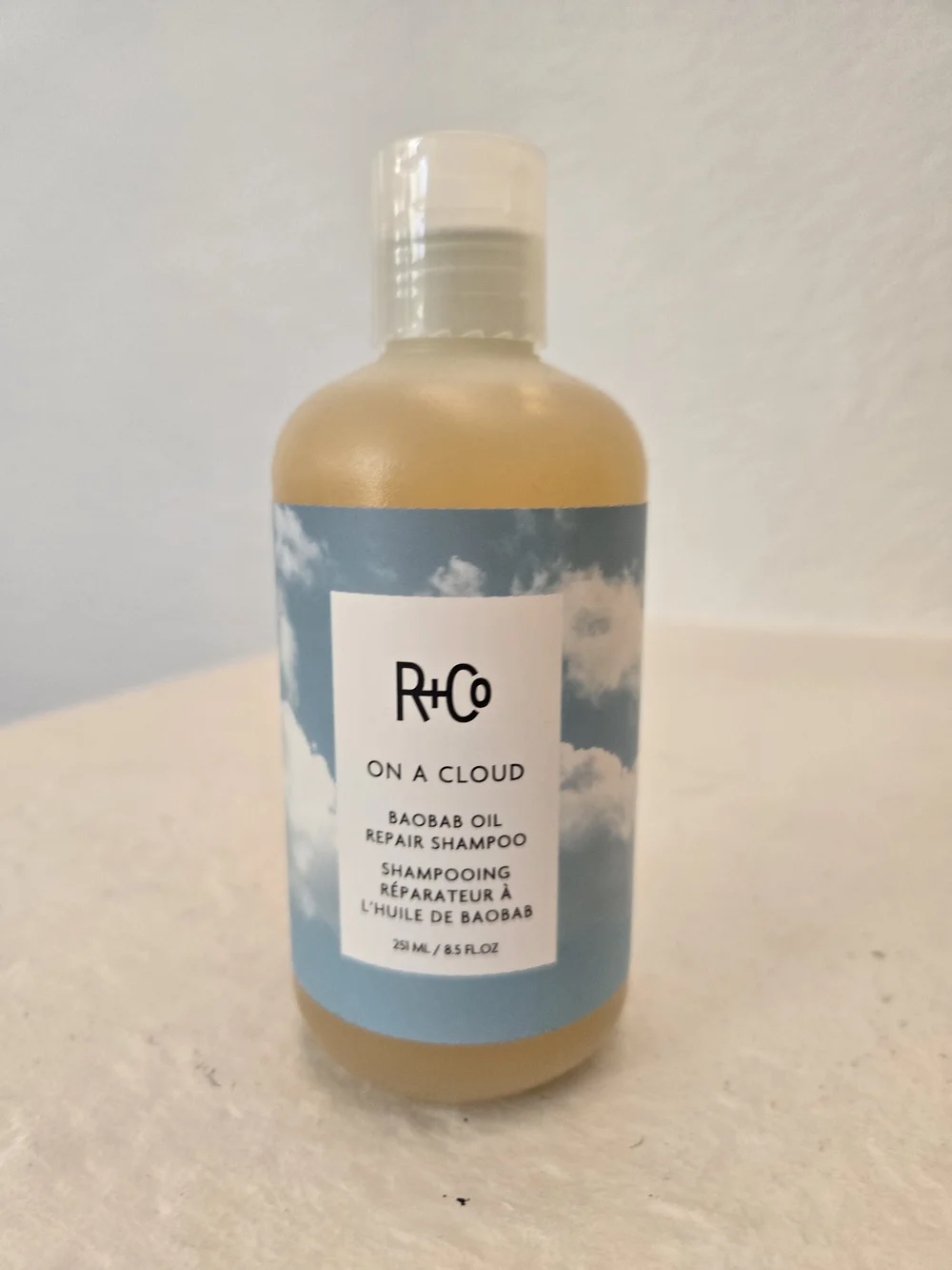 R+Co On A Cloud Baobab Oil Repair Shampoo